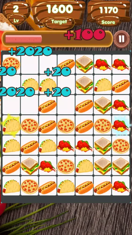 Captures d'écran de Food Match Land