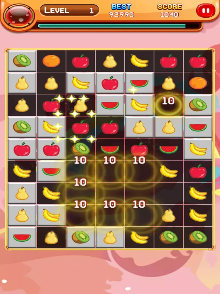 Captures d'écran de Fruits Funny iPad 