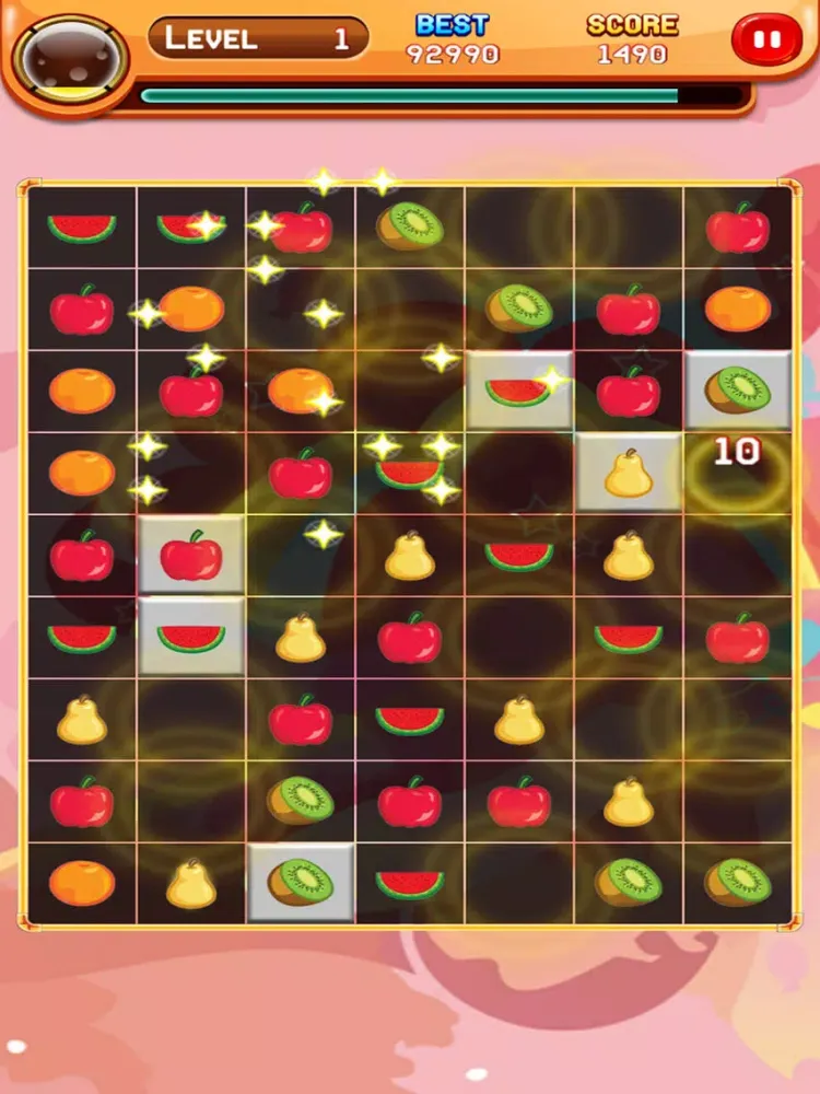 Captures d'écran de Fruits Funny iPad 