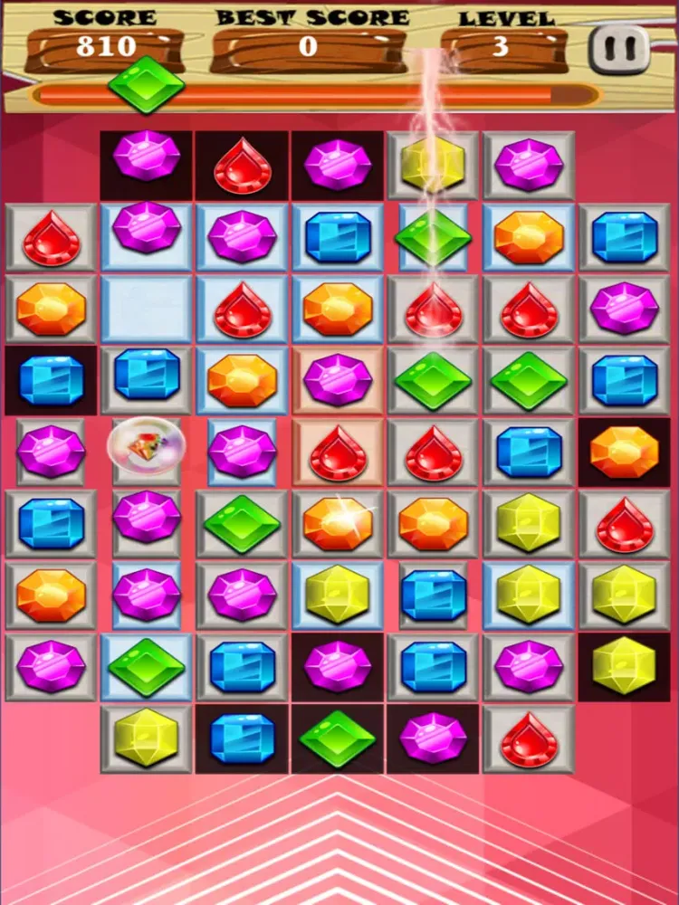 صور Gem Jewels Match iPad 