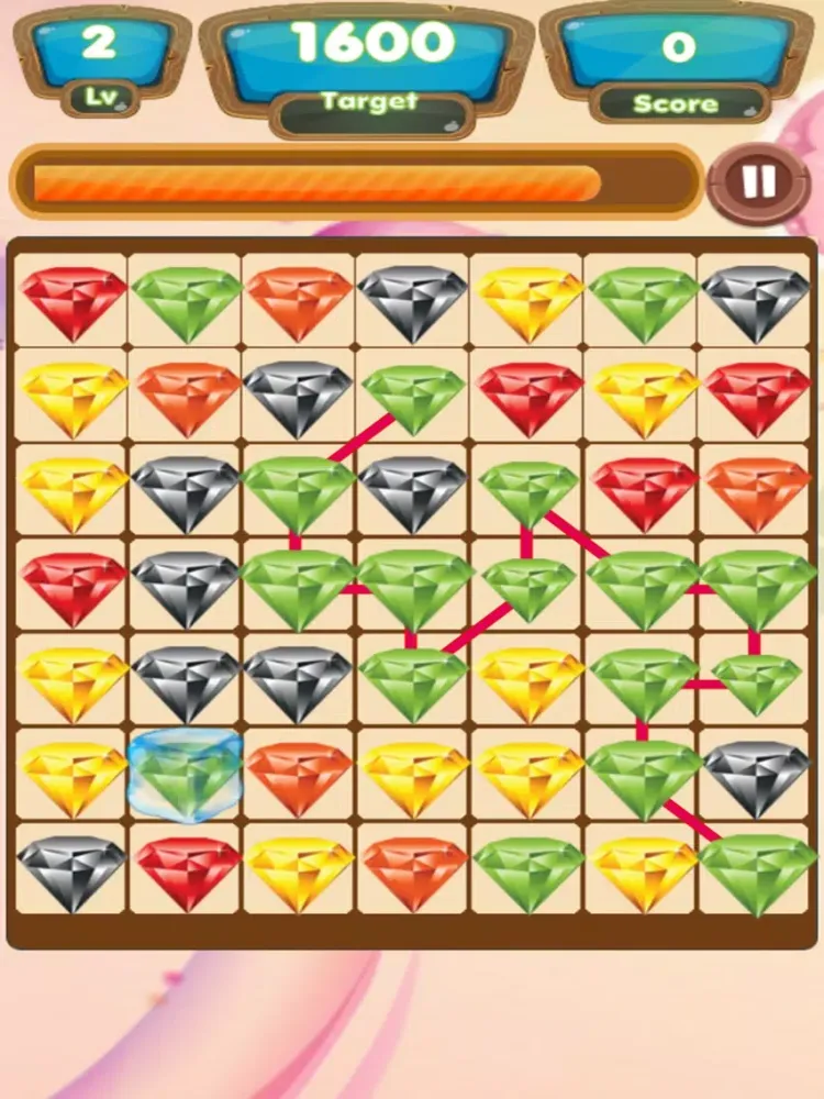 Jewels Color Match iPad  سکرین شاٹس