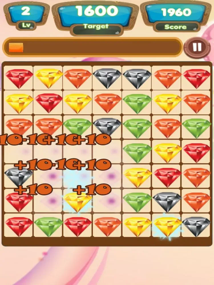 Jewels Color Match iPad  سکرین شاٹس