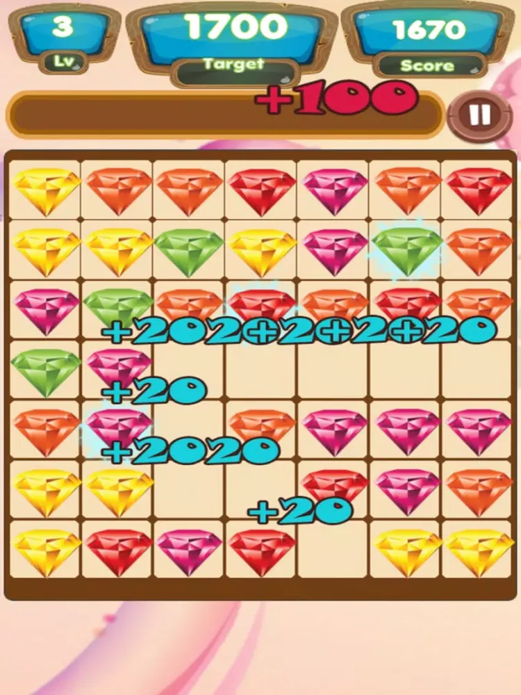 Jewels Color Match iPad  سکرین شاٹس
