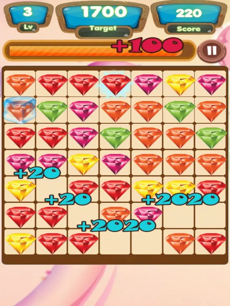 Jewels Color Match iPad  سکرین شاٹس