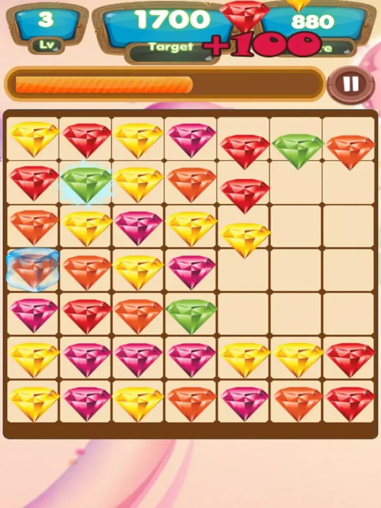 Jewels Color Match iPad  سکرین شاٹس