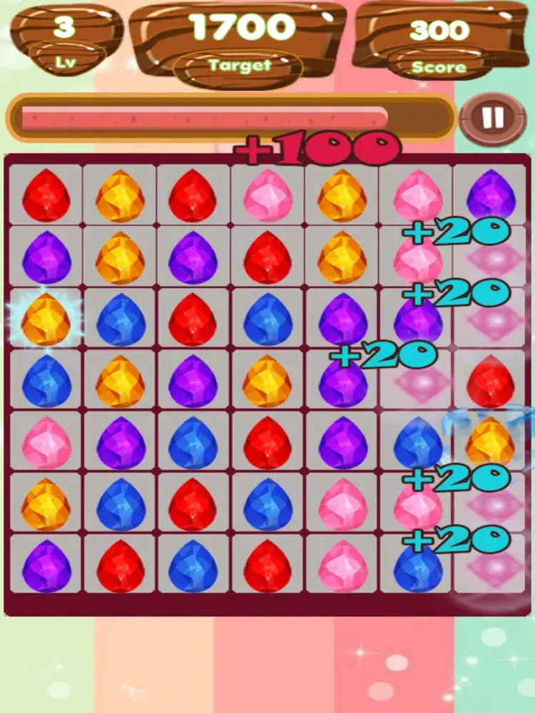 Jewels Link Funny iPad  Screenshots