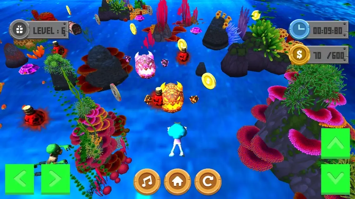 Captures d'écran de Swimming Deep Coin