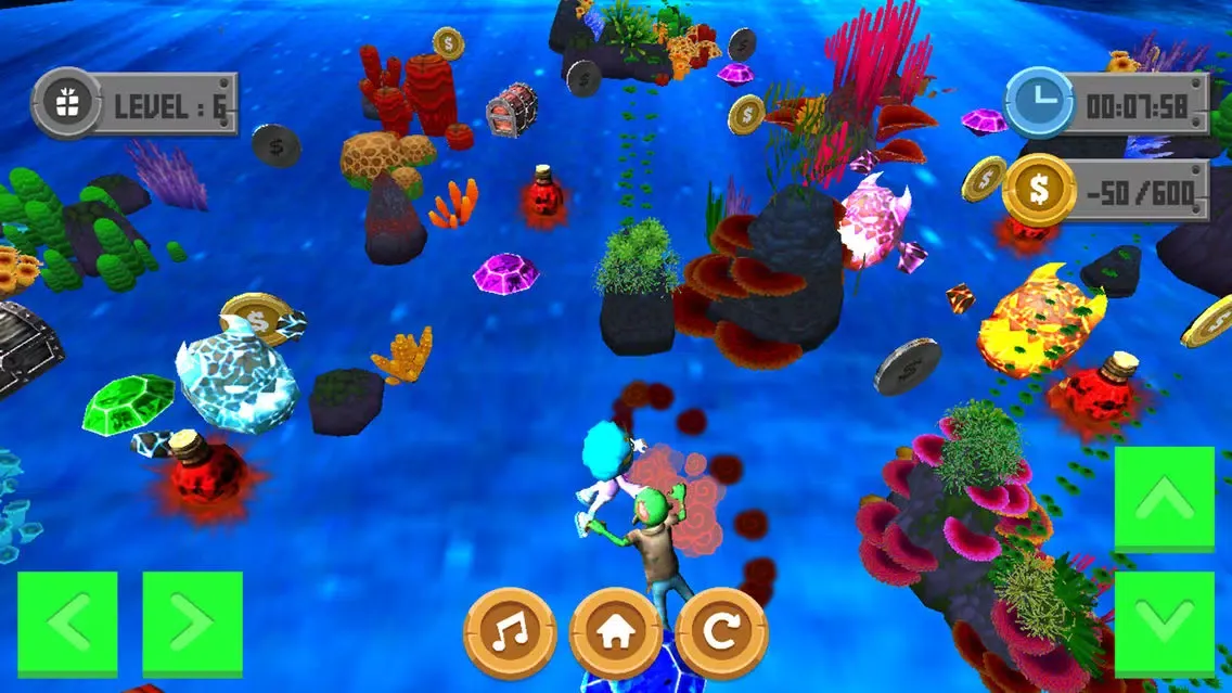 Captures d'écran de Swimming Deep Coin