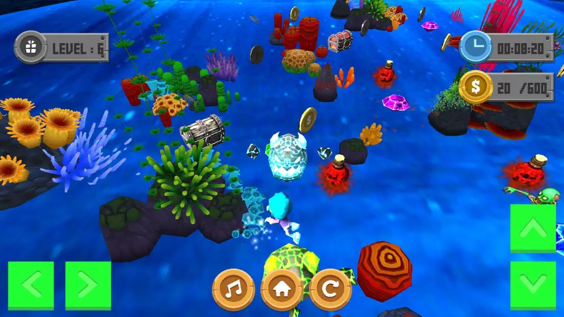 Captures d'écran de Swimming Deep Coin