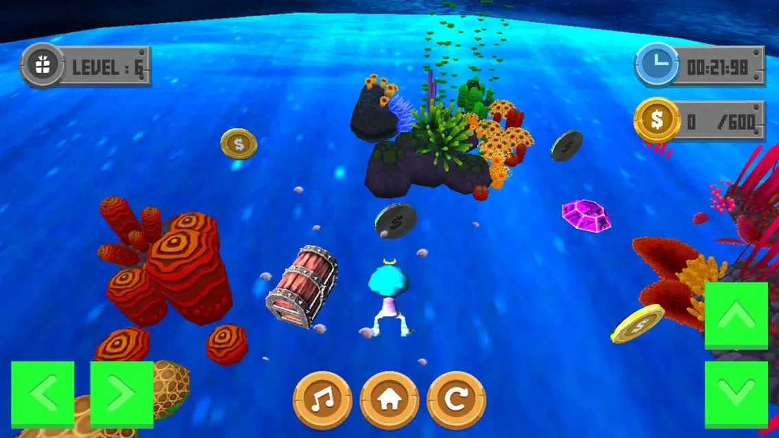 Captures d'écran de Swimming Deep Coin
