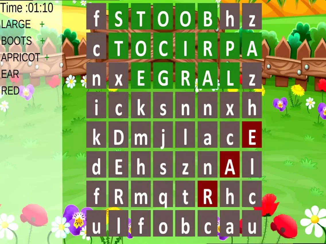 Ảnh chụp màn hình của Wording Search iPad 