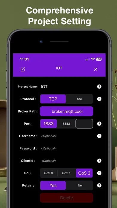 MQTT-IOT Screenshots