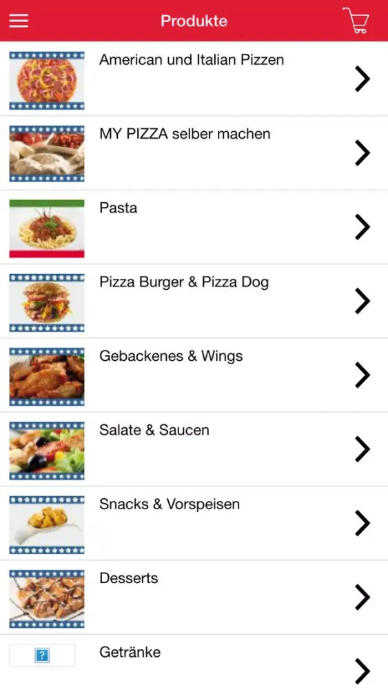 Capturas de tela do Pizza Mann Austria