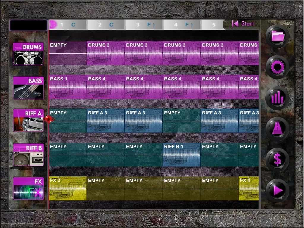 Zrzuty ekranu Music Machine Studio iPad 