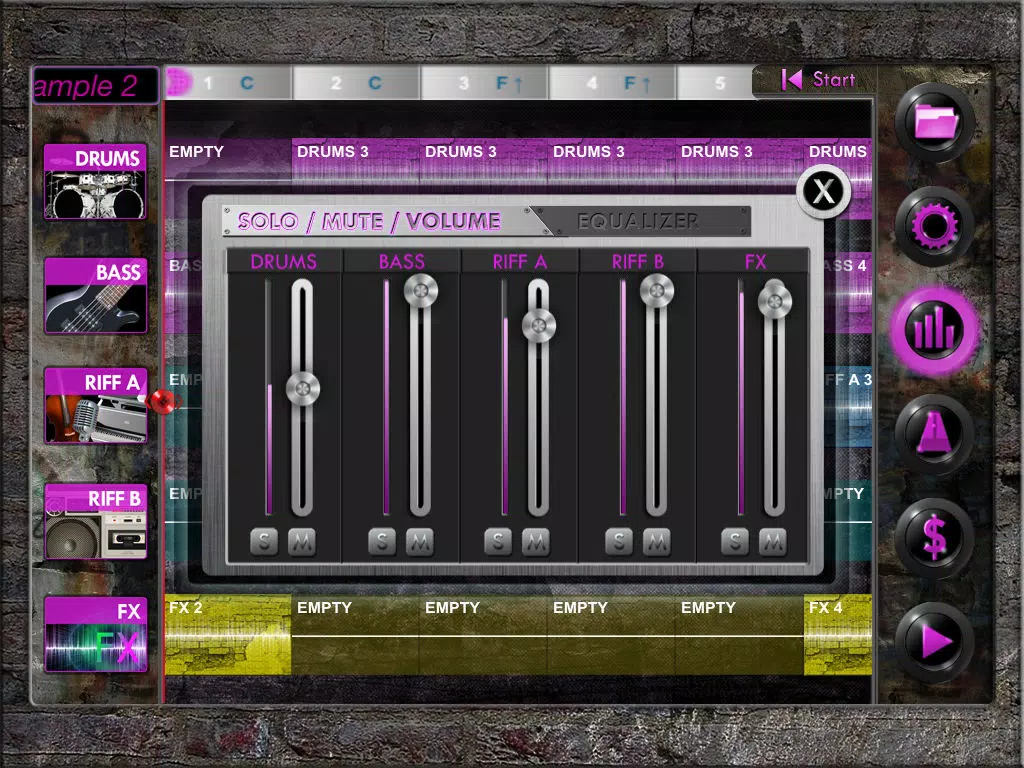 Zrzuty ekranu Music Machine Studio iPad 