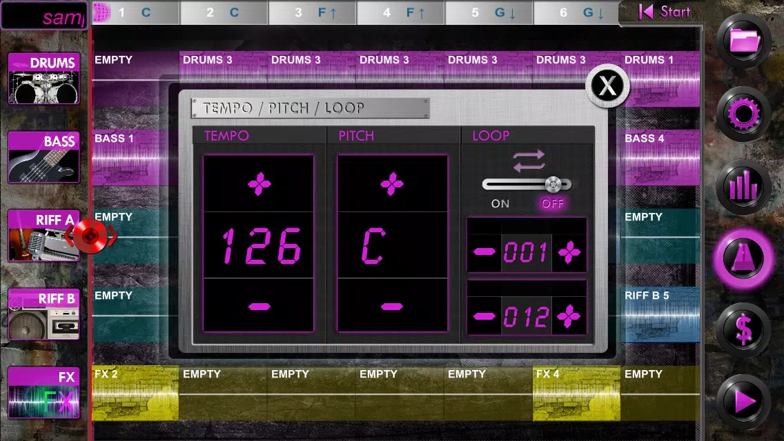 Zrzuty ekranu Music Machine Studio