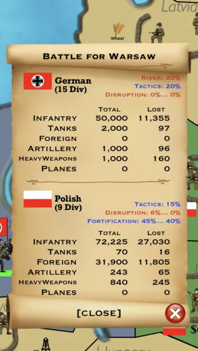 WW2 Countries At War 스크린샷