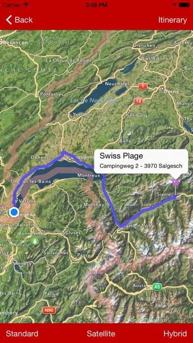 Campings Valais-Wallis Screenshots