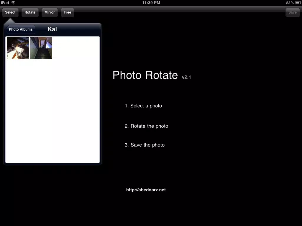 Photo Rotate iPad 应用截图