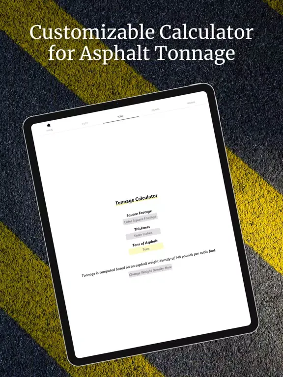 صور Paving Calculator iPad 