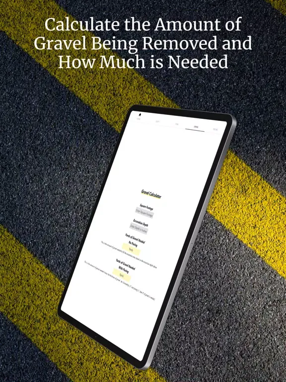 صور Paving Calculator iPad 