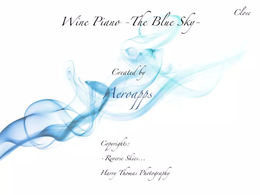Скриншоты Wine Piano -the Blue Sky- Free iPad 