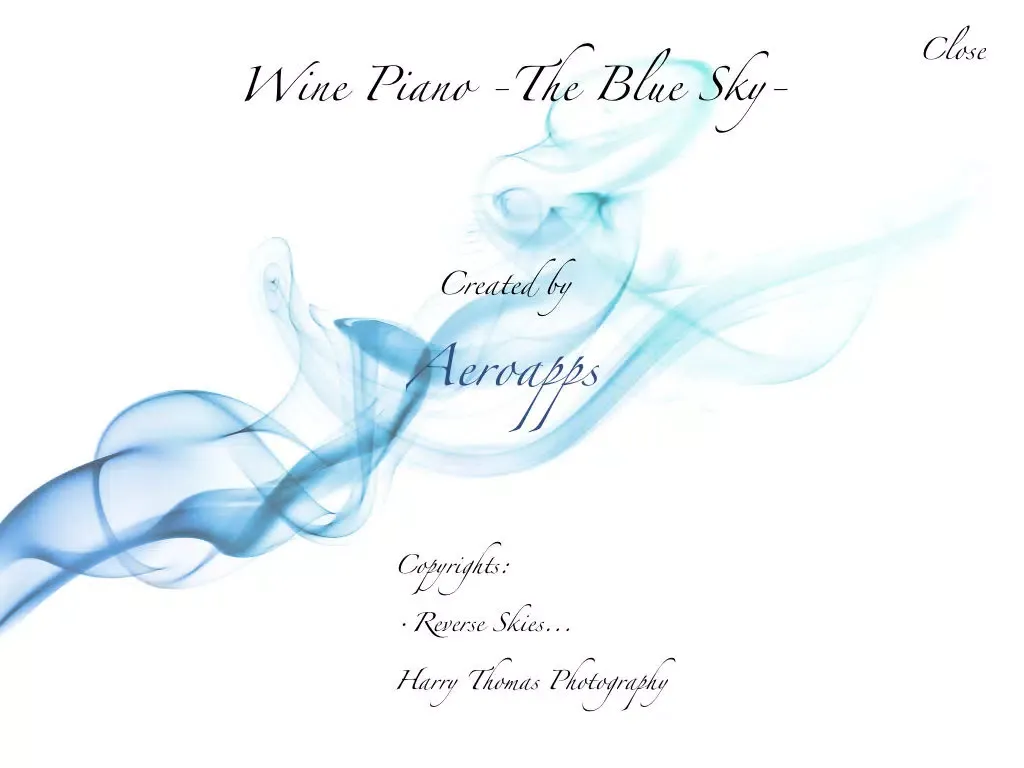 Tangkapan layar Wine Piano -the Blue Sky- Free iPad 