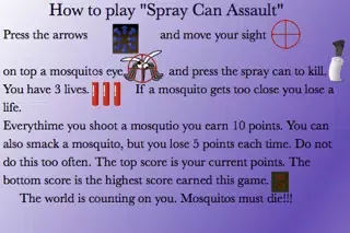 Capturas de tela do Mosquitos Must Die !!!!!