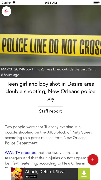NOLA.com স্ক্রিনশট