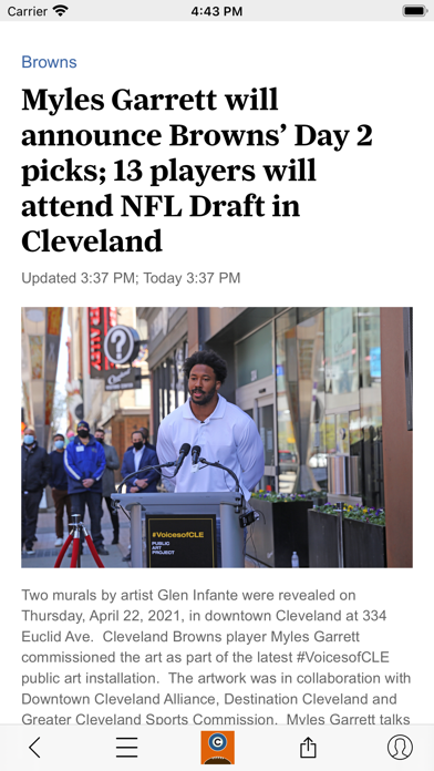 Browns News スクリーンショット