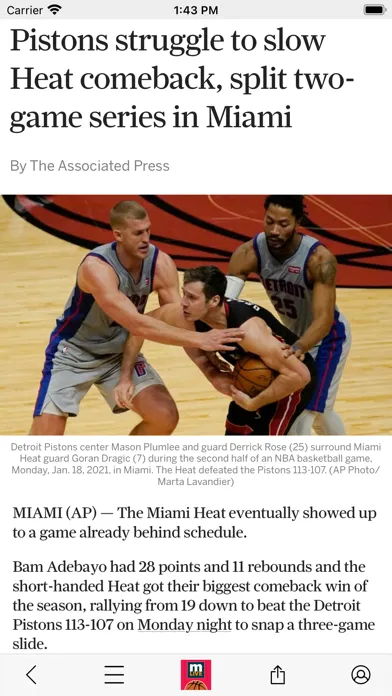 MLive: Detroit Pistons News سکرین شاٹس