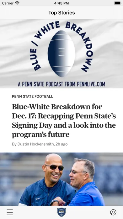 Penn State Football News Ekran Görüntüleri