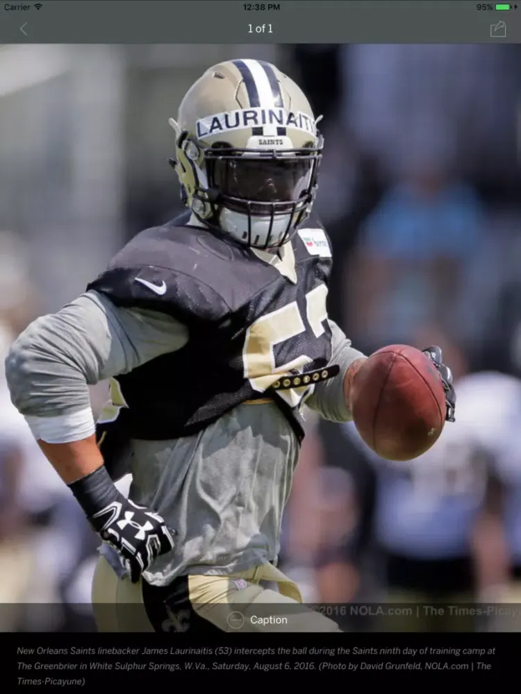 NOLA.com: Saints News iPad  Screenshots