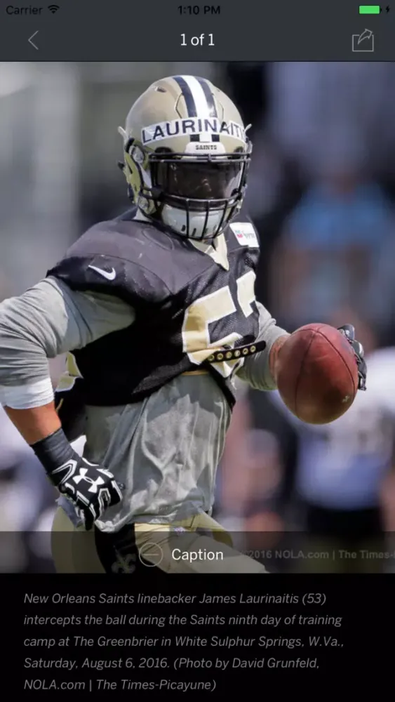 NOLA.com: Saints News Screenshots