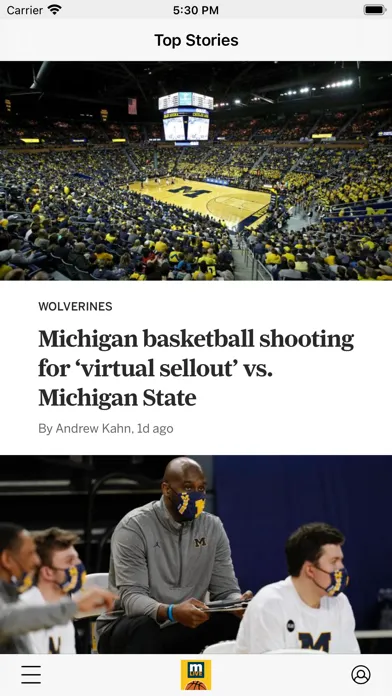 Wolverines Basketball News स्क्रीनशॉट