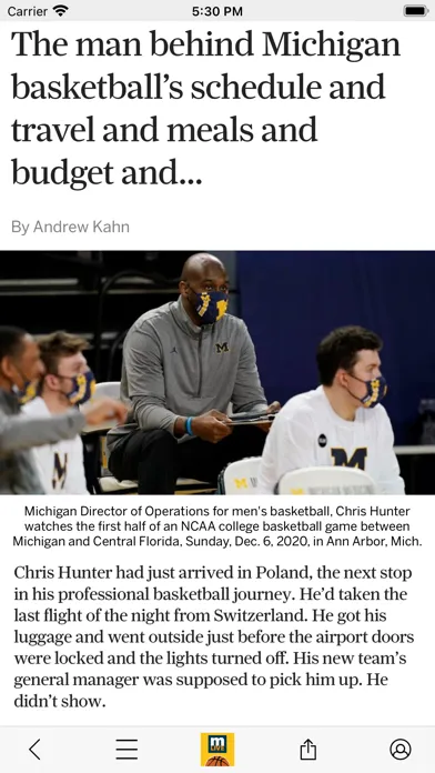 Wolverines Basketball News स्क्रीनशॉट