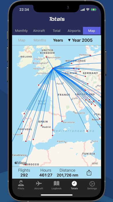 Swift Pilot Logbook Screenshots