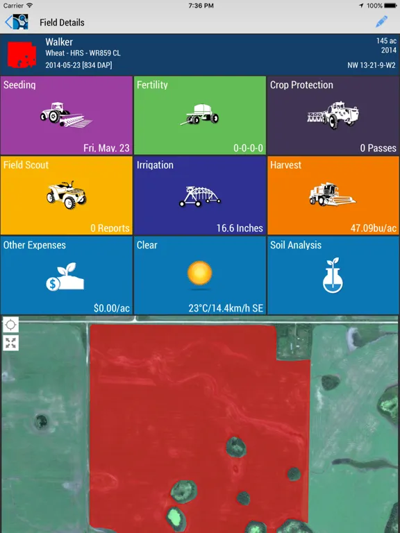 Trimble Ag Mobile iPad  Screenshots