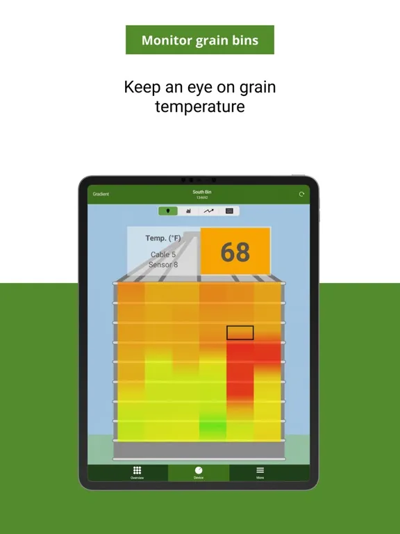 Zrzuty ekranu AgSense iPad 