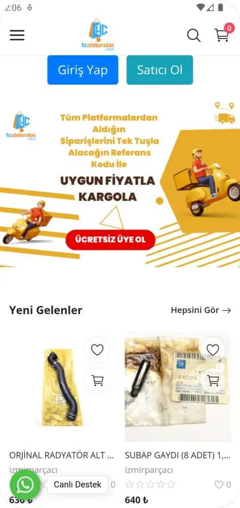 HC İste Buradan Ekran Görüntüleri