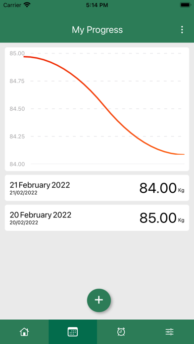 Ảnh chụp màn hình của Weight Loss Tracker Easy | BMI