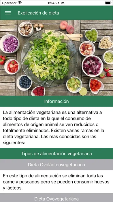Dieta Vegetariana & Adelgazar Screenshots