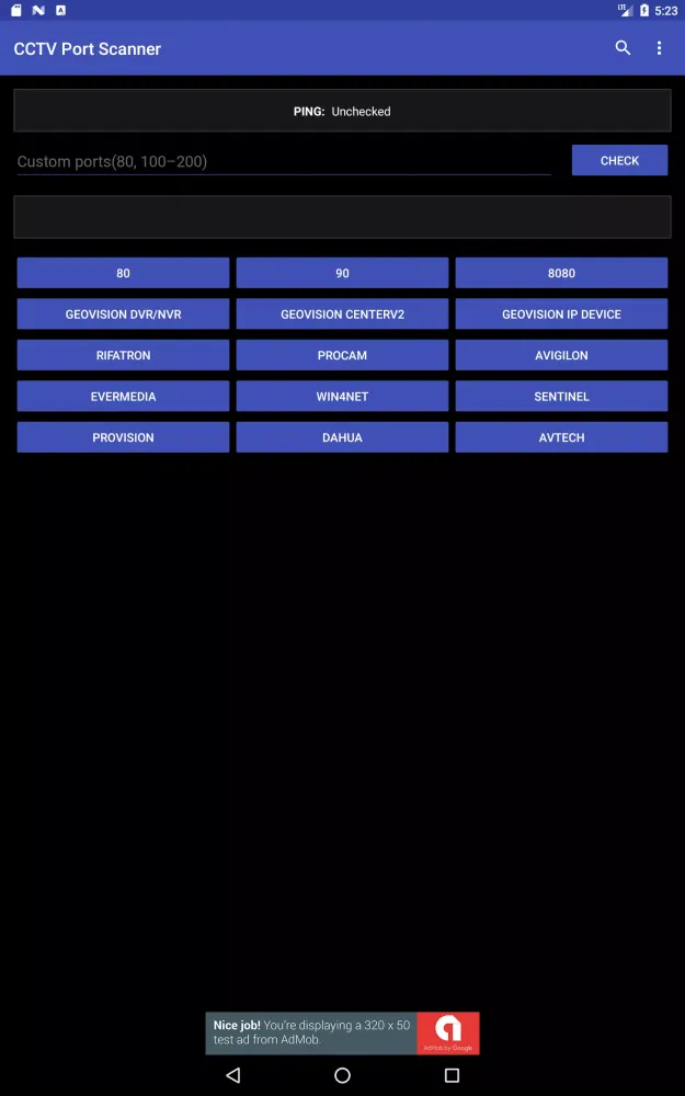 Screenshot di CCTV Port Scanner