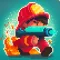 Firefighter: pixel shooter