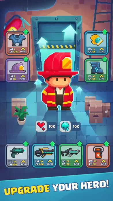Firefighter: pixel shooter Screenshots