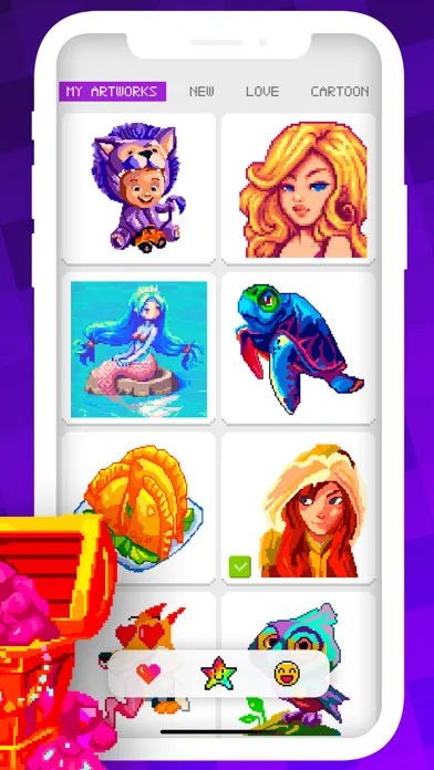 Capturas de pantalla de Magico: Fun Pixel Art Coloring