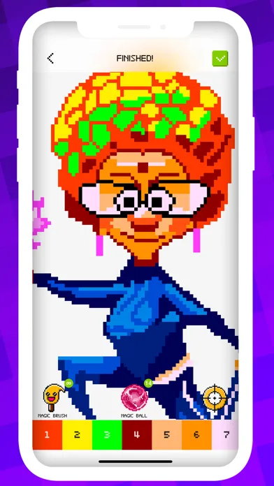 Capturas de pantalla de Magico: Fun Pixel Art Coloring