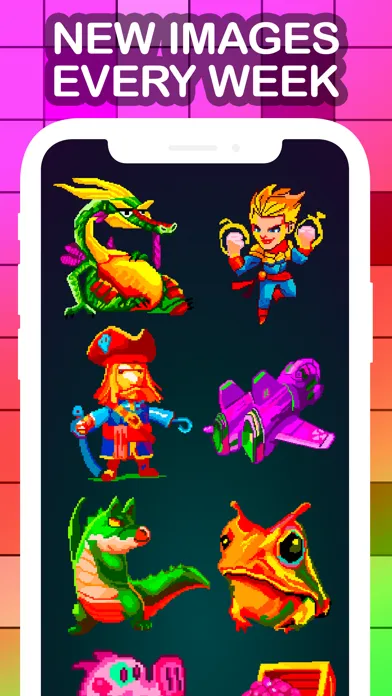 Capturas de pantalla de Magico: Fun Pixel Art Coloring