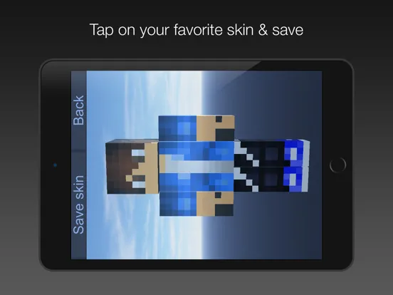 Boy Skins for Minecraft MC PE iPad 應用截圖