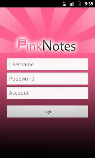 PinkNotes سکرین شاٹس
